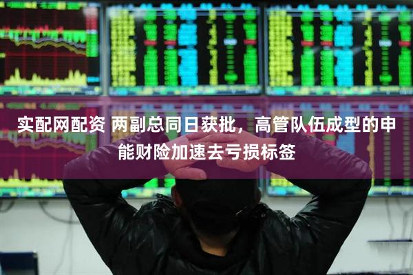 实配网配资 两副总同日获批，高管队伍成型的申能财险加速去亏损标签
