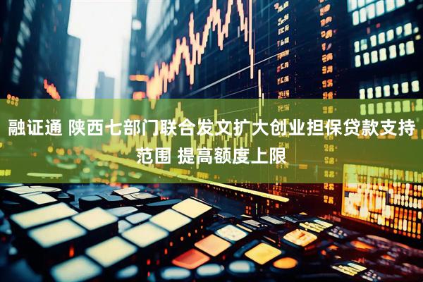 融证通 陕西七部门联合发文扩大创业担保贷款支持范围 提高额度上限