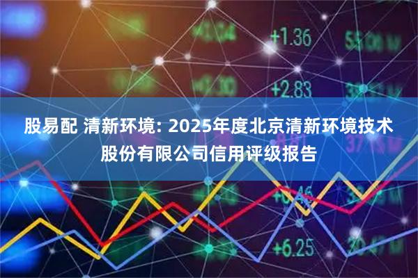 股易配 清新环境: 2025年度北京清新环境技术股份有限公司信用评级报告