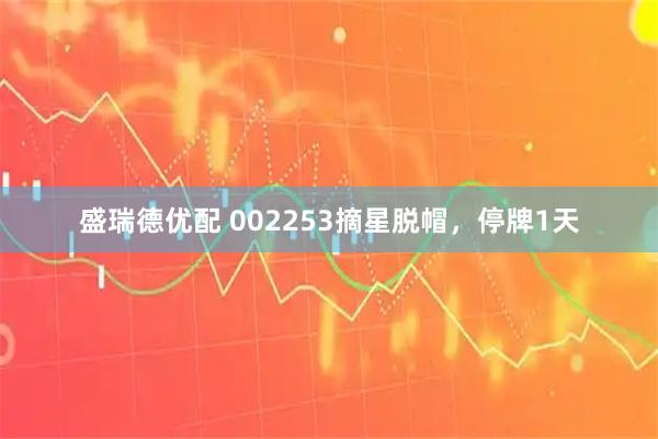 盛瑞德优配 002253摘星脱帽，停牌1天
